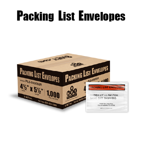 Packing List Envelopes - Adhesive
