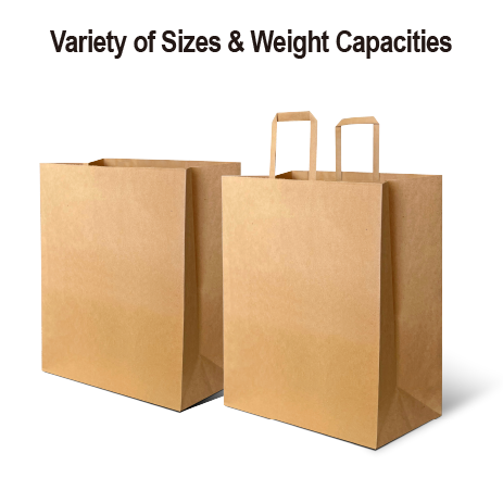 Kraft Paper Grocery Bags